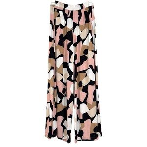 Corey Lynn Calter Anthropologie Abstract Wide Leg Flowy boho Pants Women Size XS